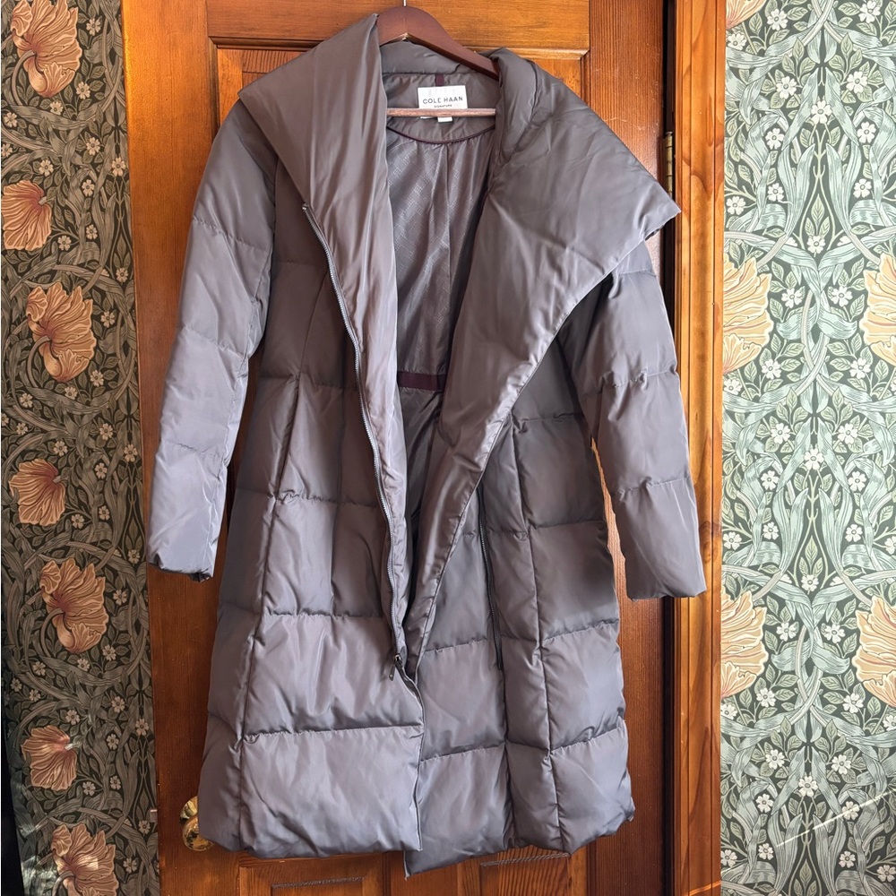 Cole Haan Gray Puffer Coat